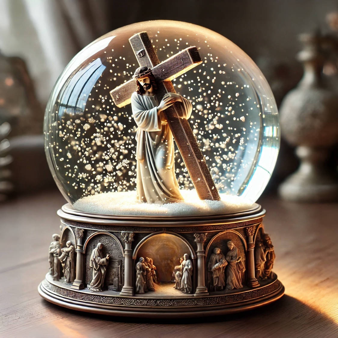 Sacred Snow Globes