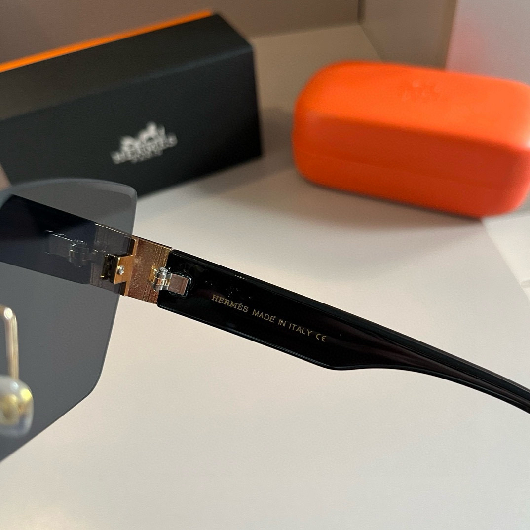 Hermes Large Frame 3D Sunglasses