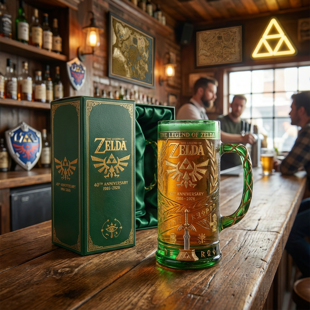 Legend of Zelda – 40th Anniversary Glass