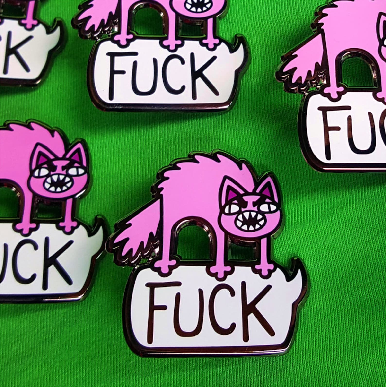 🎄Early Christmas Hot Sale🎄Shitty Kitties Foul Meowthed Enamel Pin