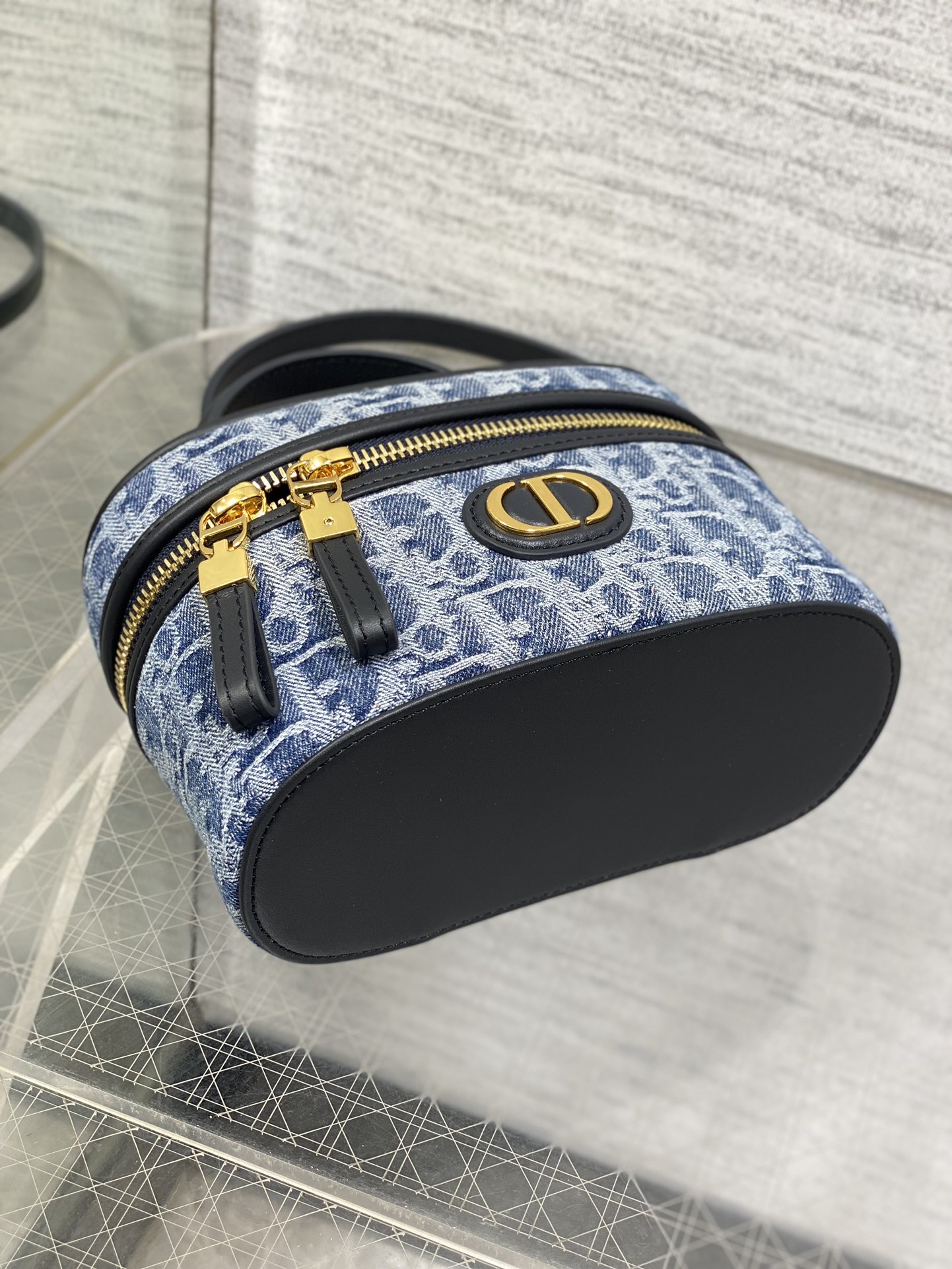 Dior 30 Montaigne vanity denim collection mini