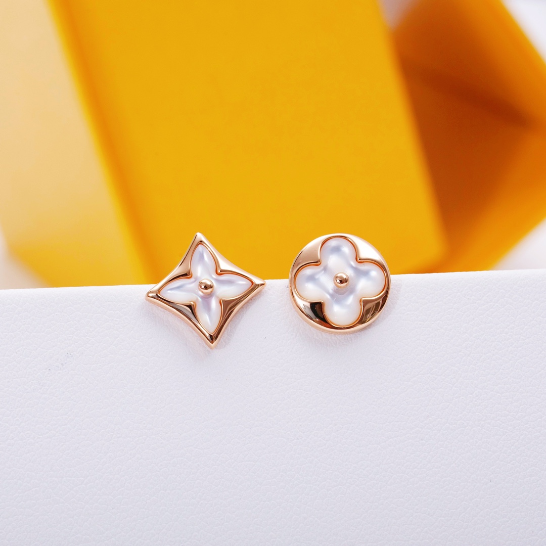 Louis Vuitton Presbyopia AB Mother-of-Pearl Earrings