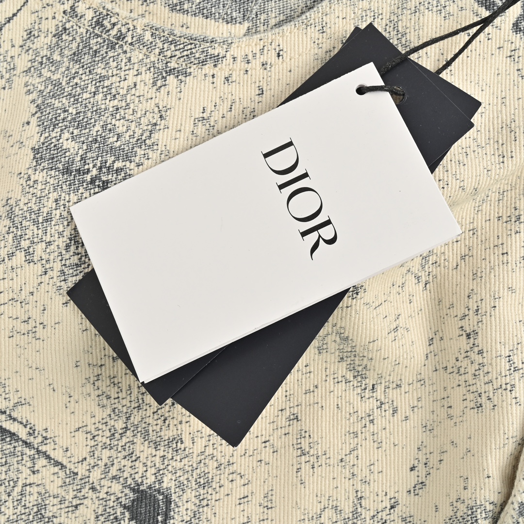 Dior 24Fw ink sketch print jeans