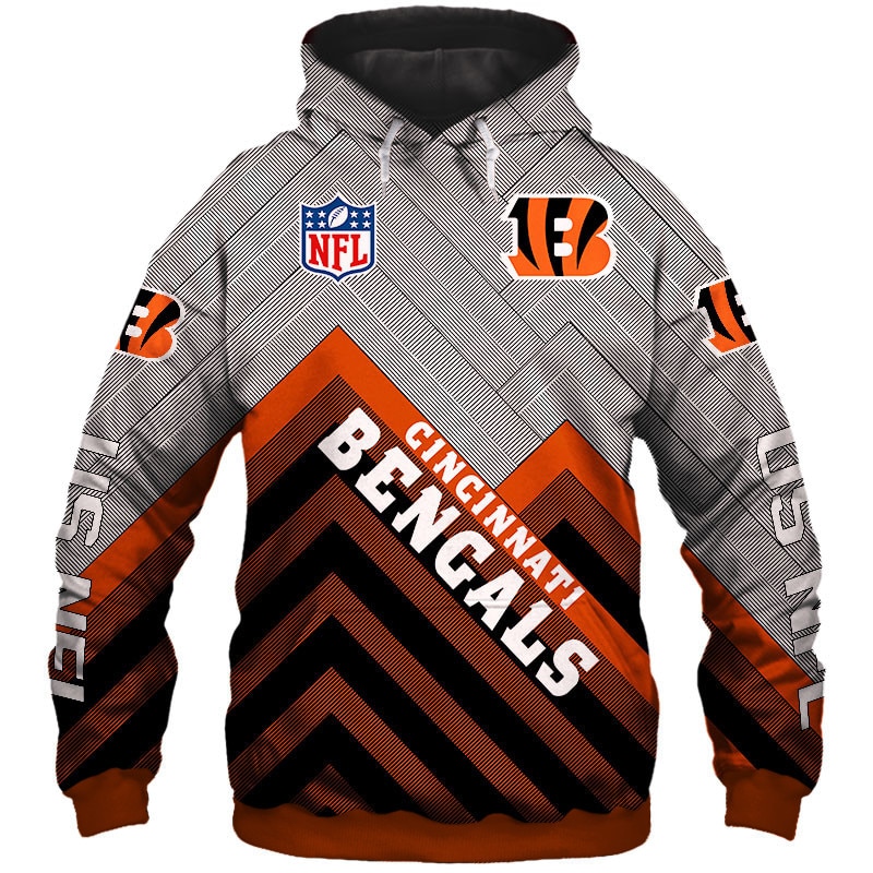 CINCINNATI BENGALS 3D HOODIE CB004