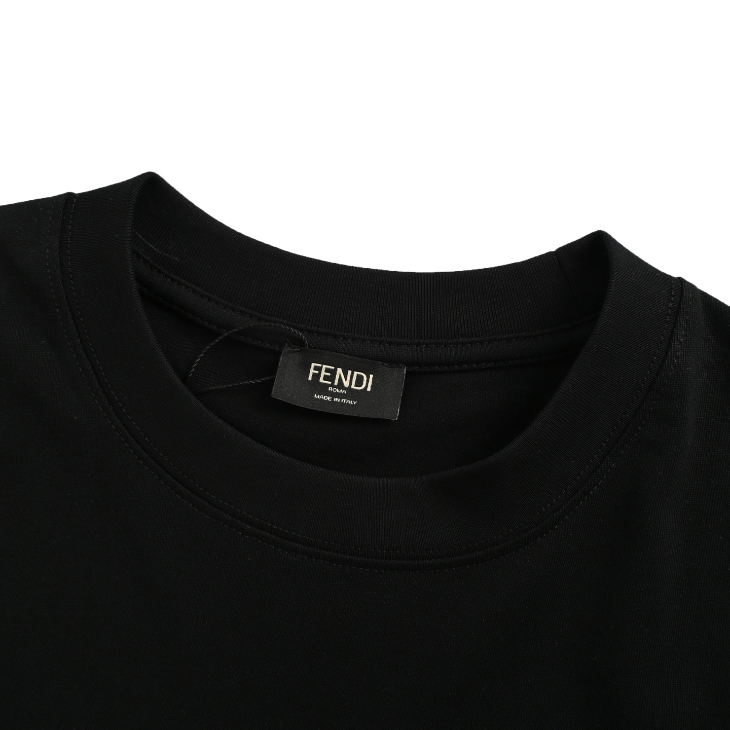 Fendi 25ss old flower patchwork devil eye embroidered short sleeve