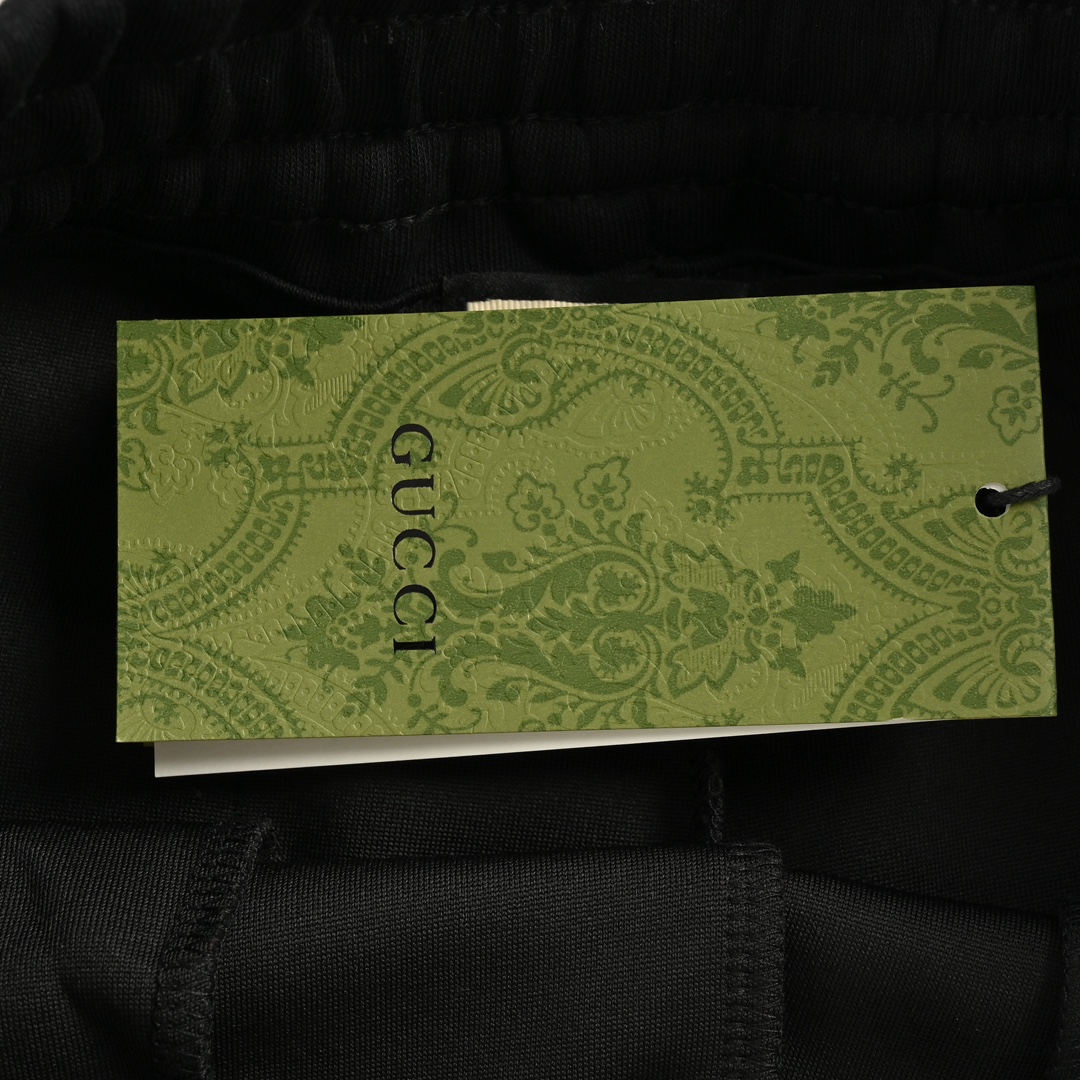 Gucci 24Fw embroidered logo webbing trousers