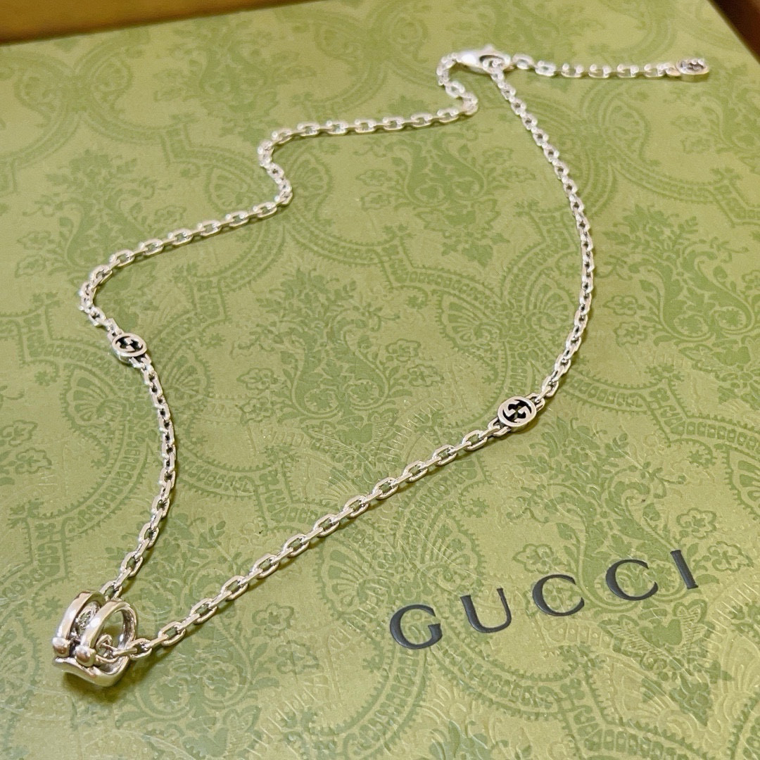 Gucci Anger Forest Series GG Chain Vintage Necklace