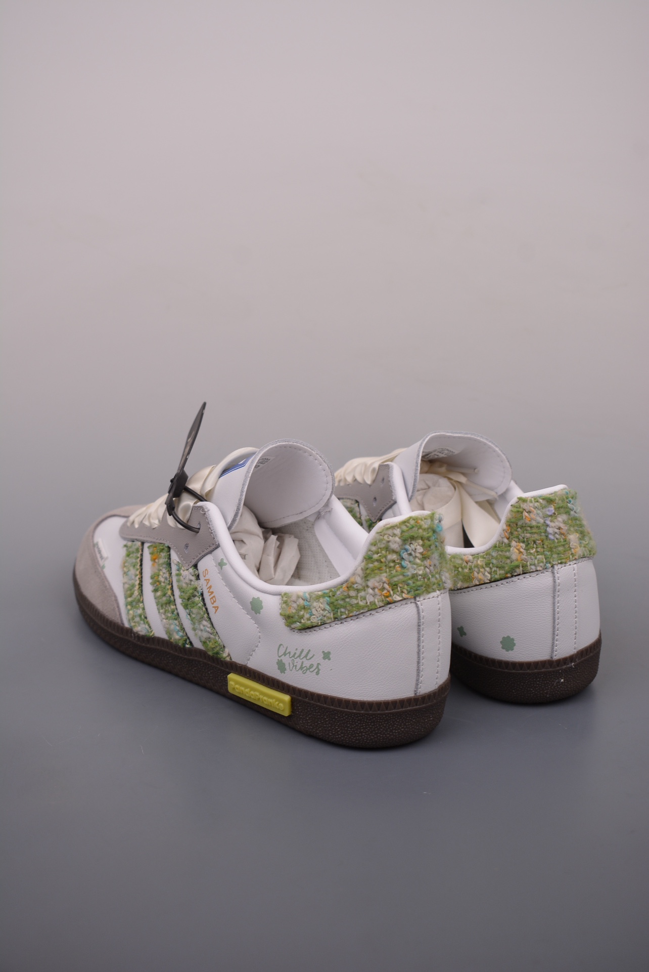 Adidas Originals Samba OG White Grey Green B75806