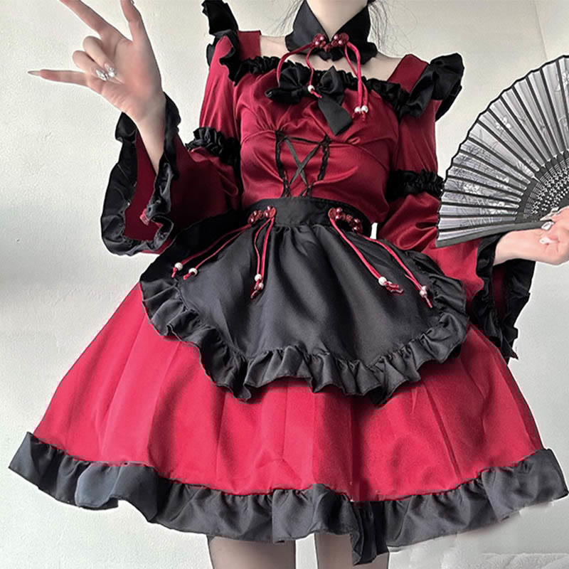 Cosplay Maid Gothic Devil Lolita Dress