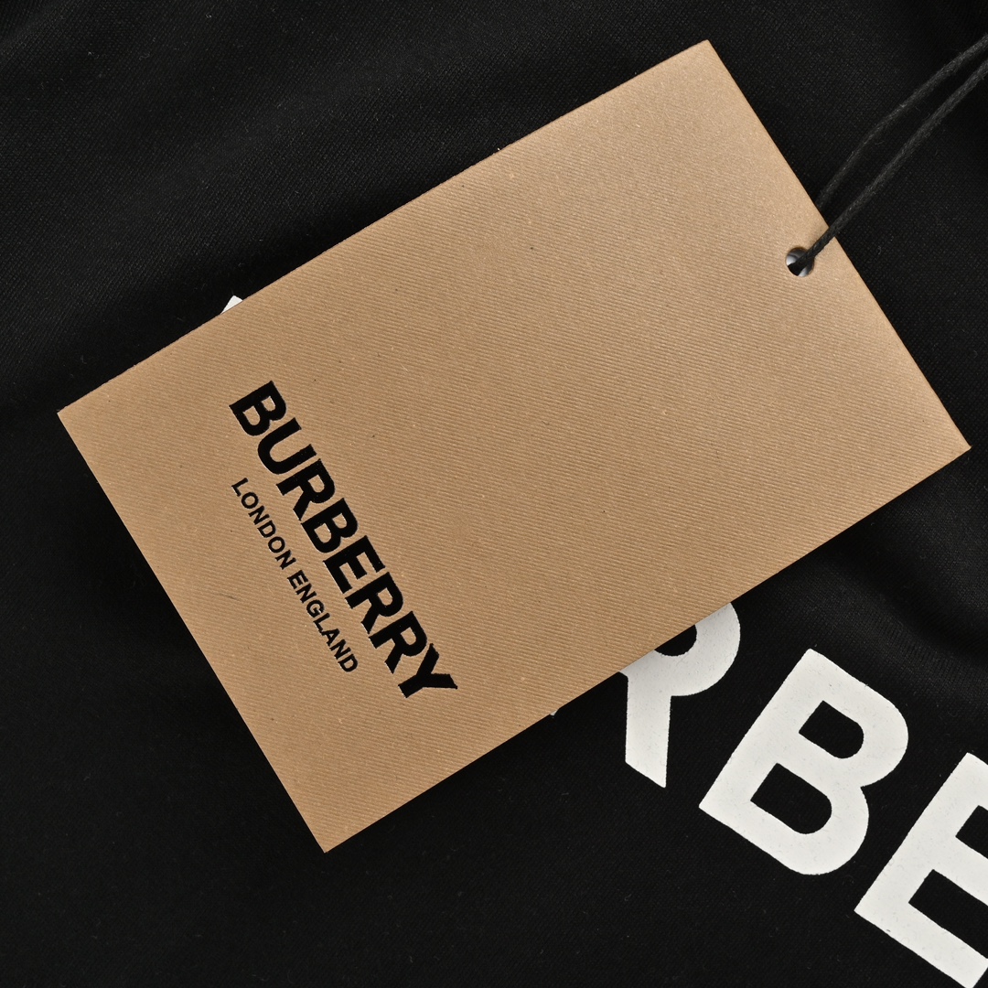 Burberry classic double shadow letter print short sleeve