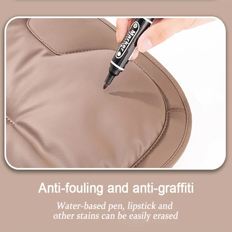Skin-friendly Anti-fouling Leather Cushion Anti-slip Seat Cushion