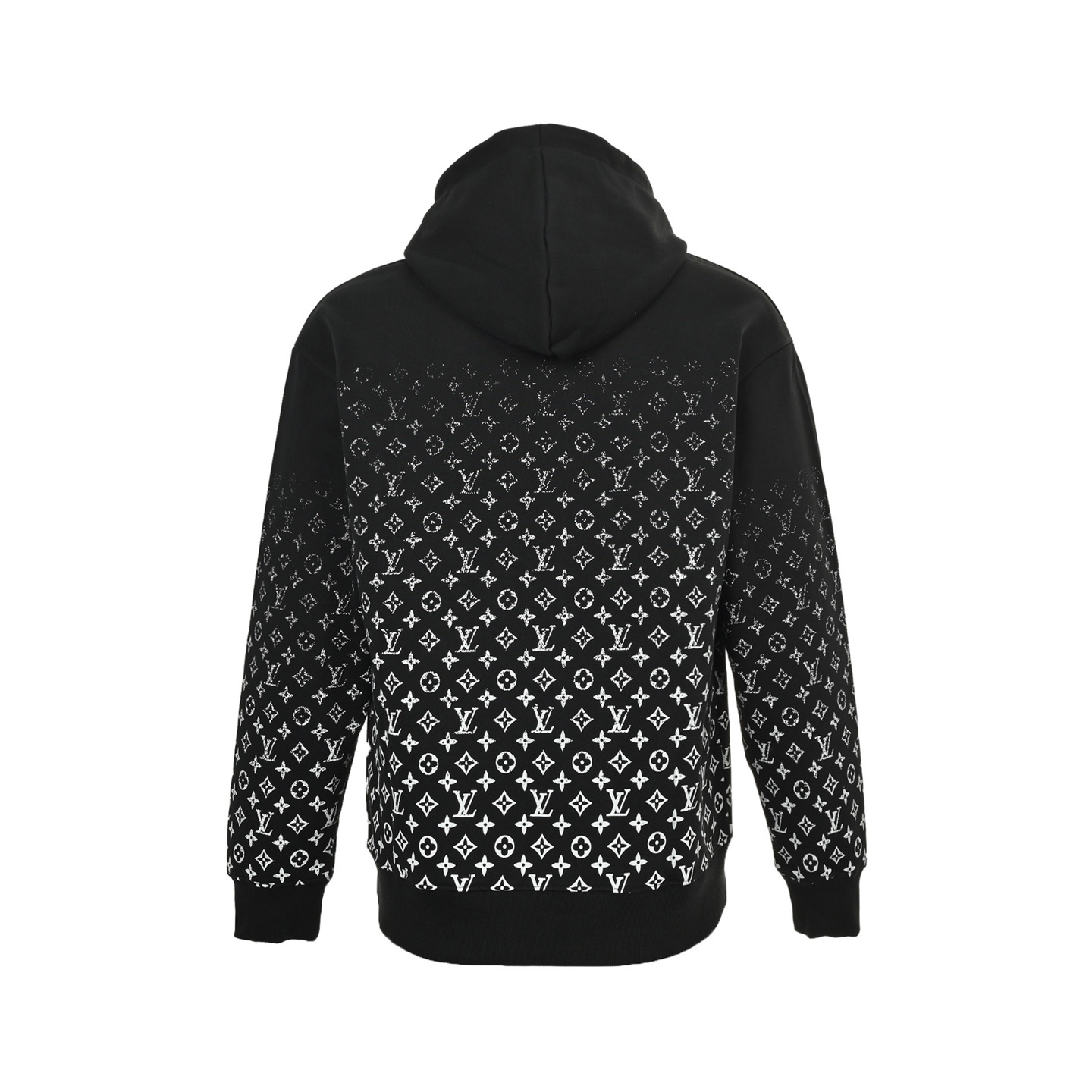 Louis Vuitton 25Fw monogram gradient print hooded sweatshirt