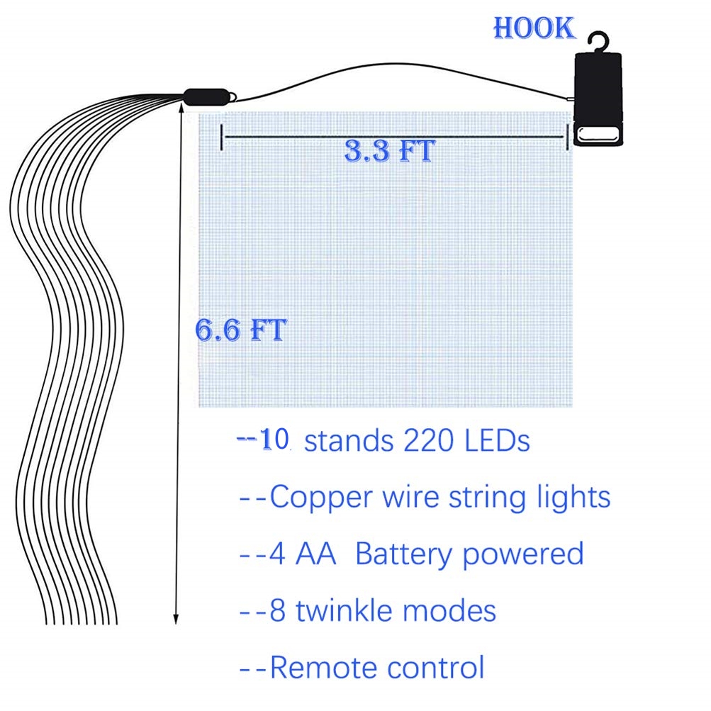 🔥ON SALE🔥6.6Ft LED Firefly Bunch Lights