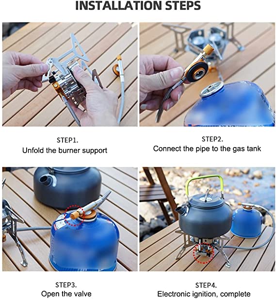 🔥Last Day Promotion-[SAVE 60% OFF]--New Upgrade Camping Outdoor Windproof Gas Burner(Blue Fire)--BUY 2 GET 10% OFF & FREE SHIPPING