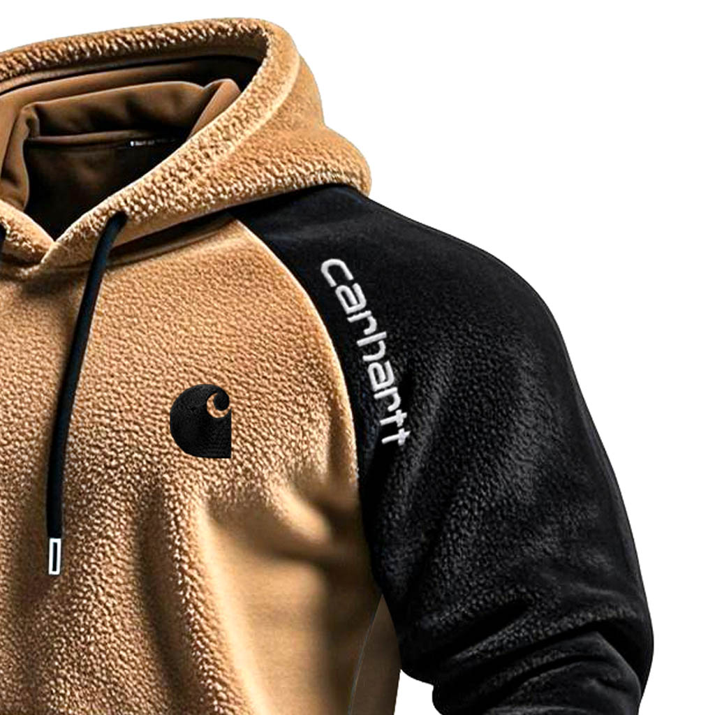 Carhartt Winter Fleece Hoodie with Contrast Sleeves