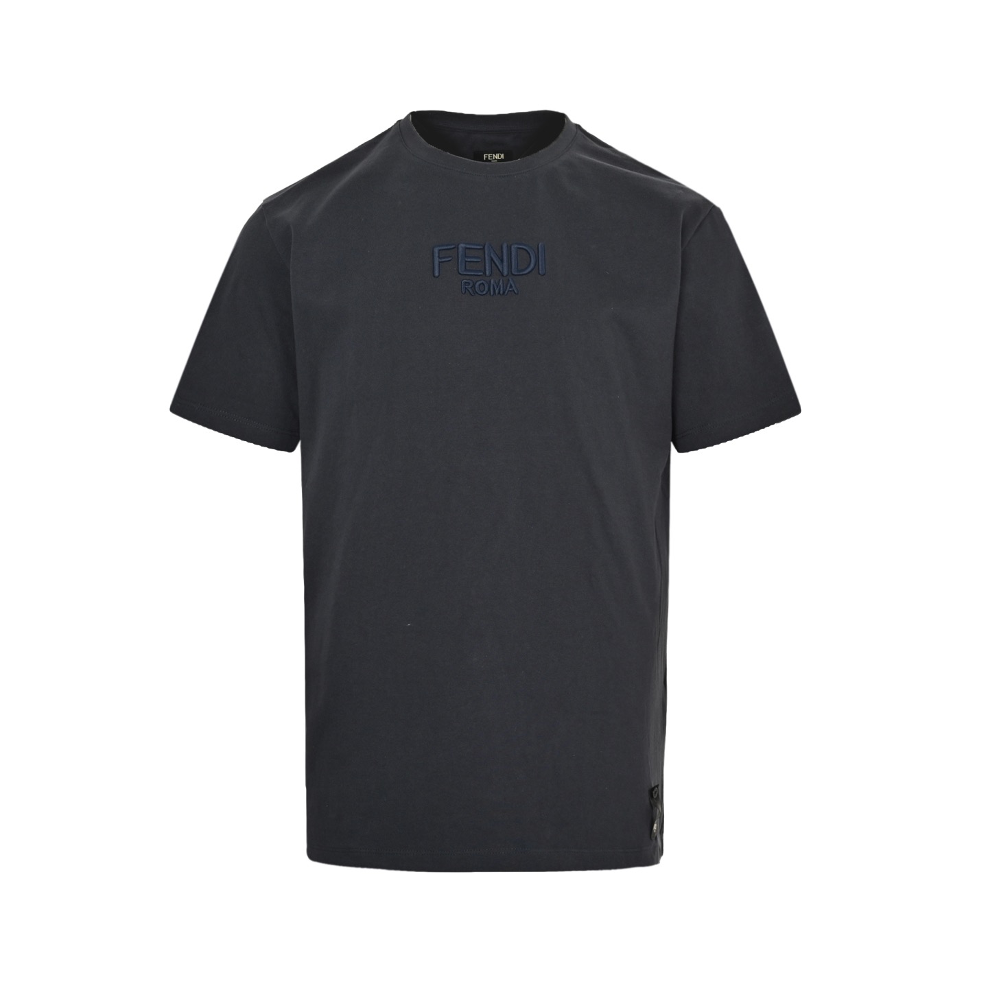 Fendi 25ss obscure embroidered lettering logo short sleeve