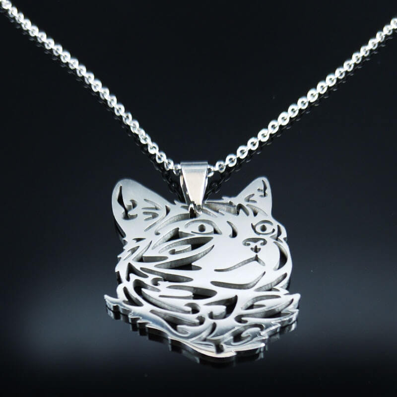 Cat Face Necklace