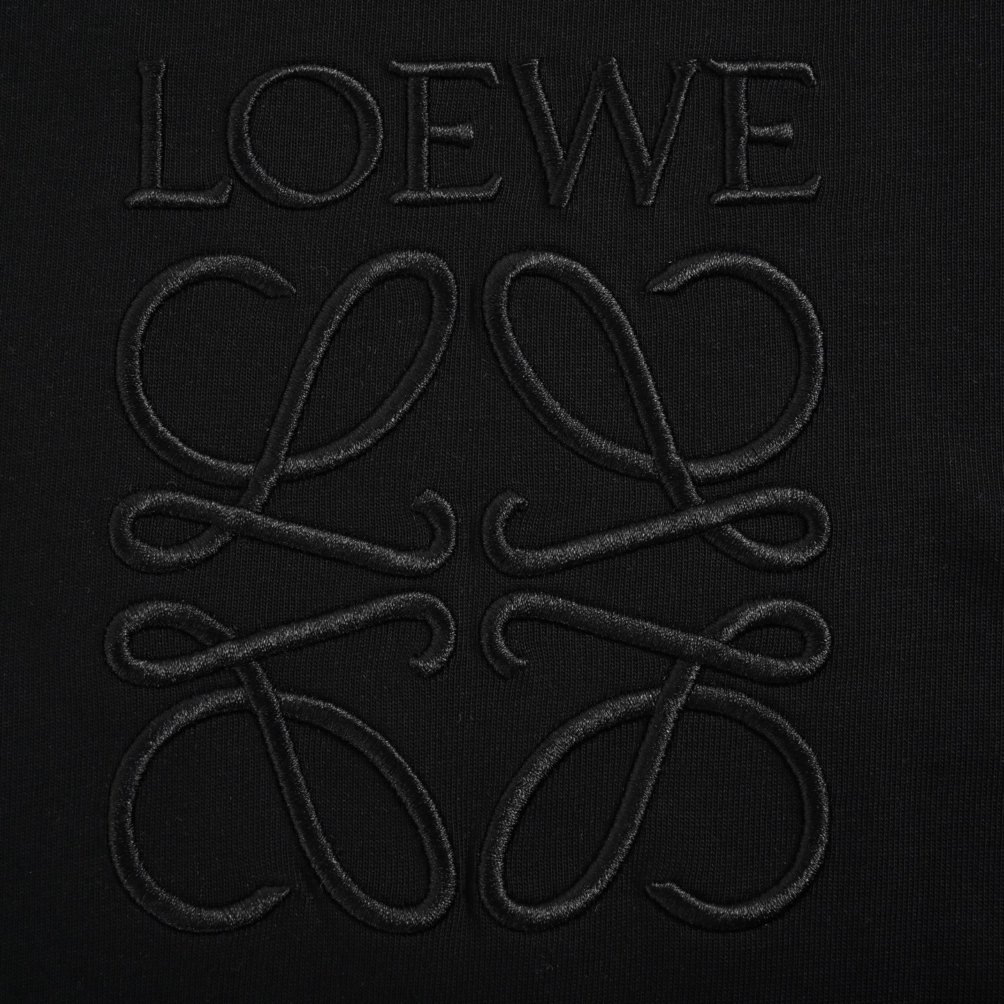 Loewe 25ss logo embroidered short sleeve