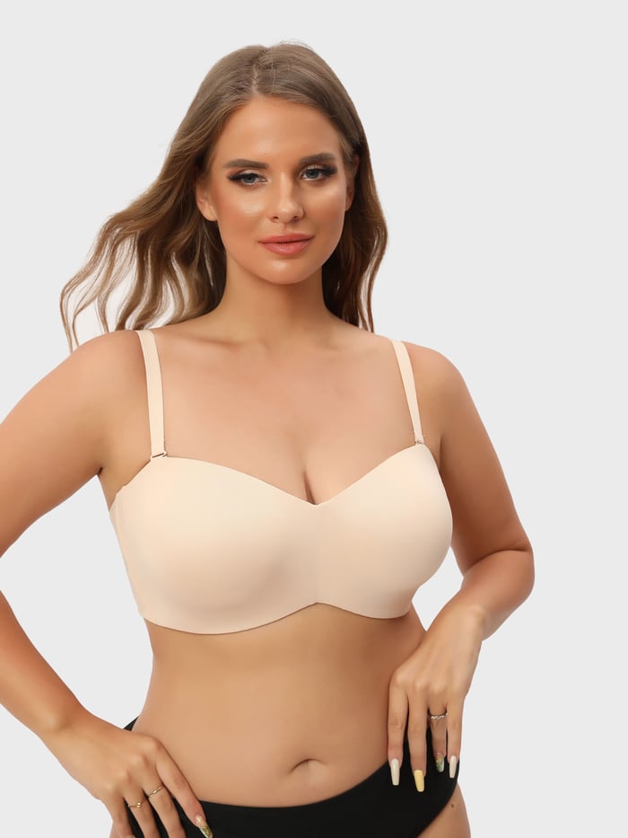 💥Last Day Promotion-[SAVE 50% OFF]--Full Support Non-Slip Convertible Bandeau Bra--BUY 2 GET 10% OFF & FREE SHIPPING