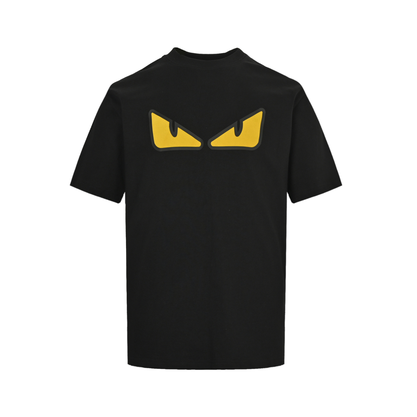 Fendi 25ss monster eyes flocked laminated short sleeves