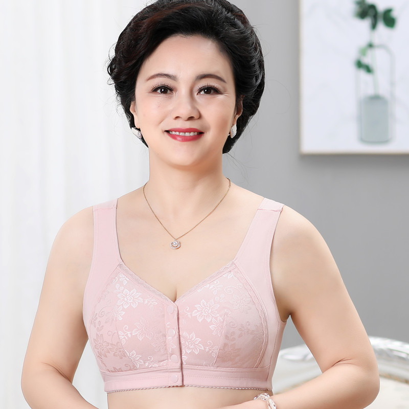 (🔥Last Day Promotion-SAVE 50% OFF)2023 New Upgrated No Steel Ring Front Open Buckle Lace Bra-Buy 2 Get 10% OFF & FREE SHIPPING