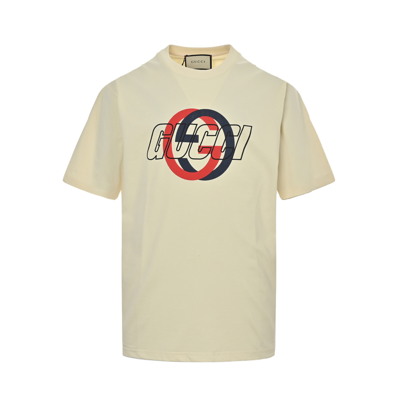 Gucci 24ss interlocking G logo print short sleeves