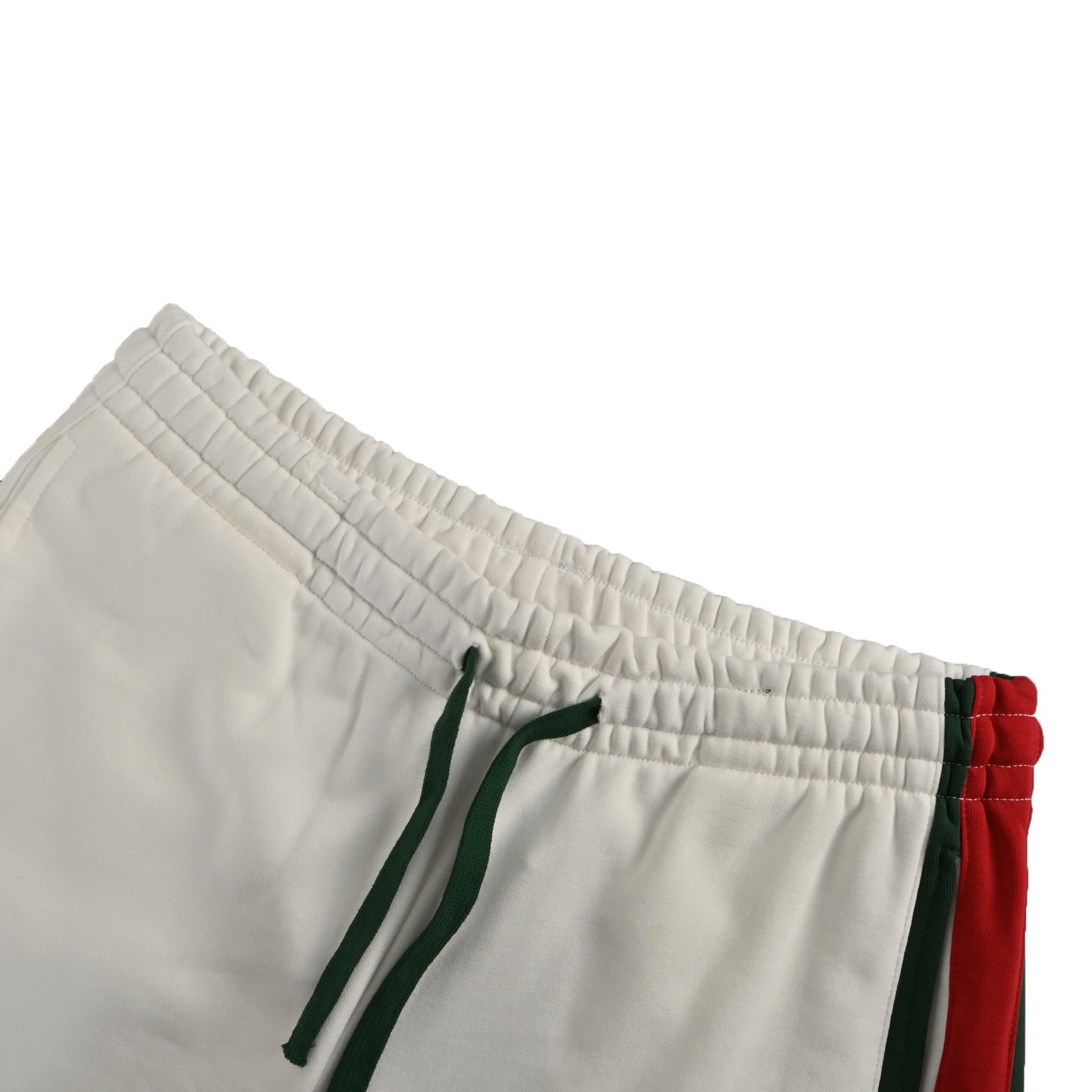 Gucci Side webbing double G embroidered lettering shorts