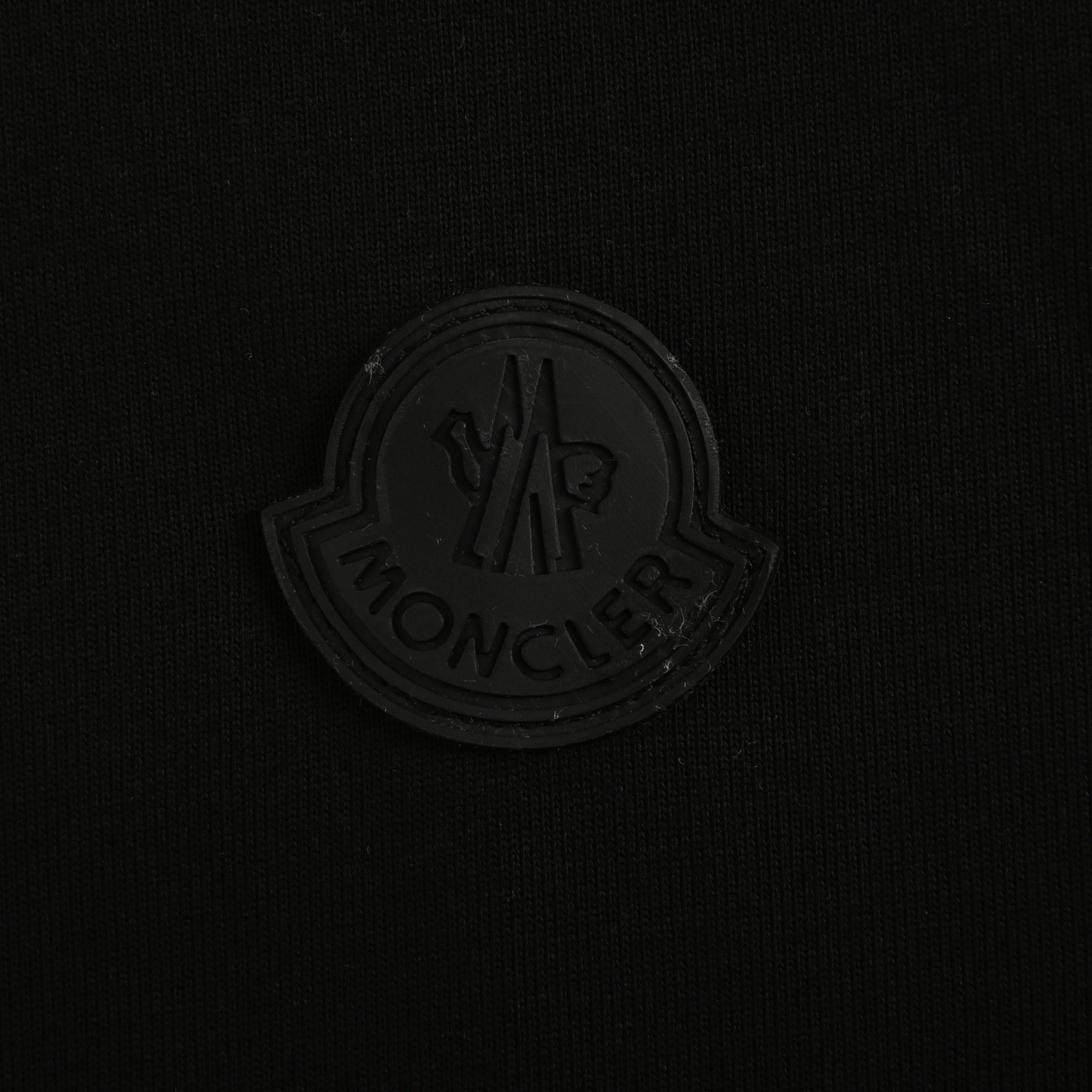 Moncler 25ss chest patch back letter print short sleeves