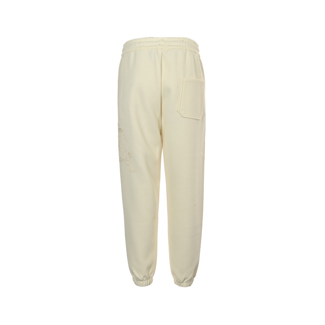 Burberry 24Fw side warhorse embroidered cuffed trousers