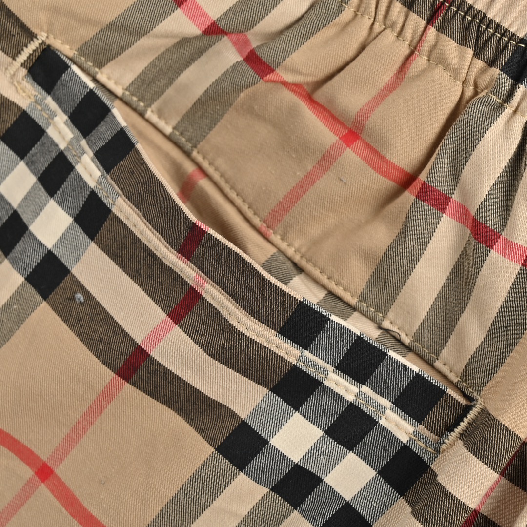 Burberry Classic Black Ribbon Check Shorts