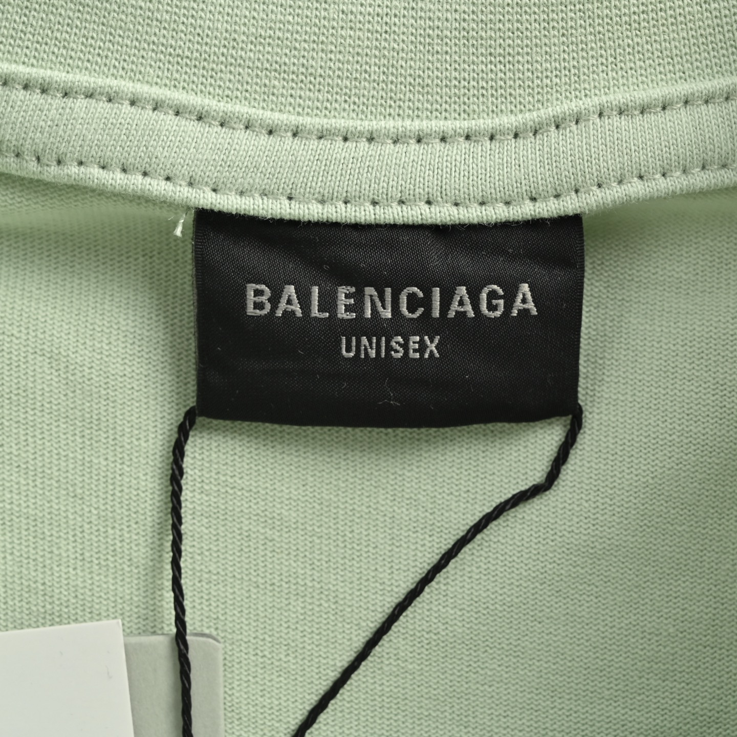 Balenciaga 25ss front and back letter embroidered short sleeves