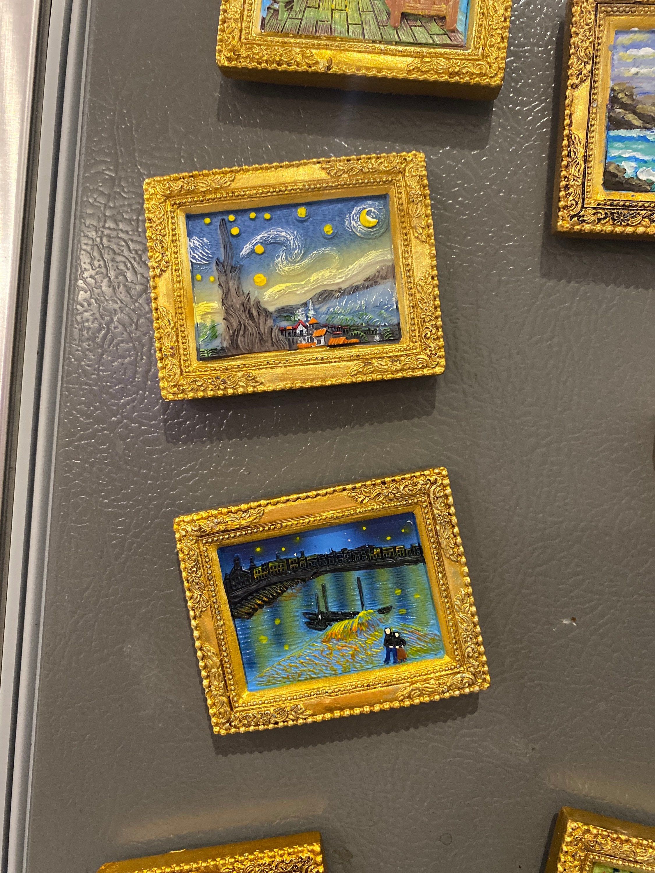 3D World Famous Painting Magnet | Miniature work of art