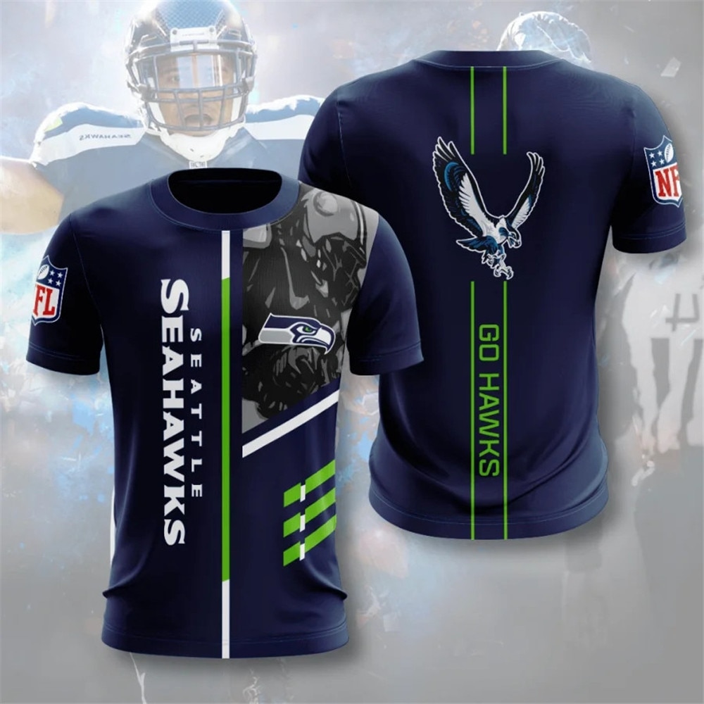 SEATTLE SEAHAWKS 3D HOODIE SSSS007