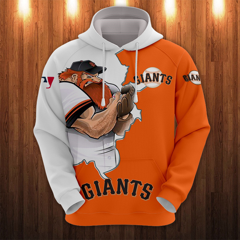 SAN FRANCISCO GIANTS HOODIES 3D MASCOT DESIGN