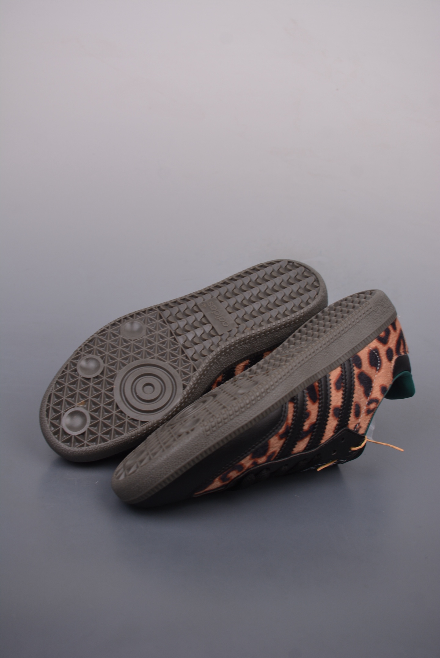 Adidas Originals Samba OGBlack Green Leopard JI3215