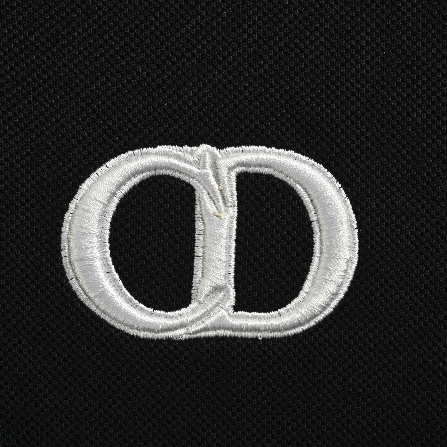 Dior 25ss CD embroidered logo Polo short sleeve