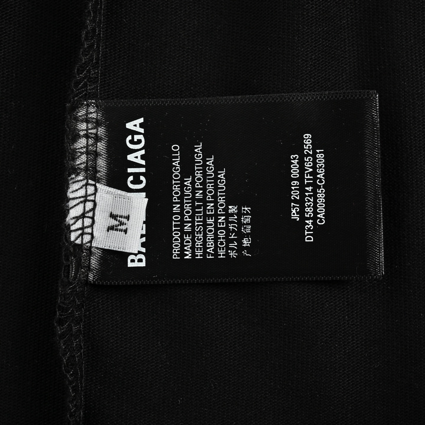 Balenciaga Hand-painted Double B Print Short Sleeve