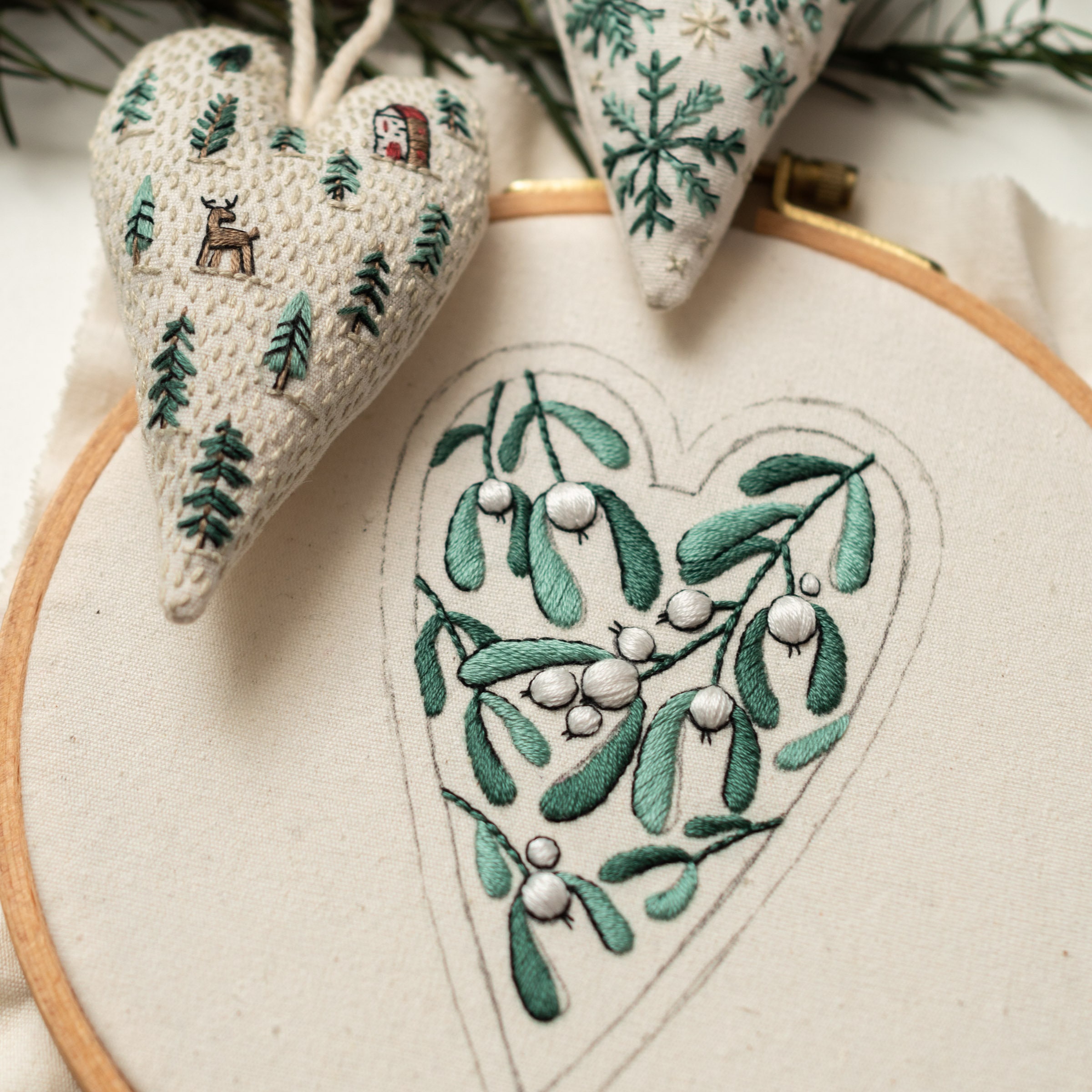 🎅2024 Christmas Promos🔥DIY Ornament for Christmas in the shape of a heart