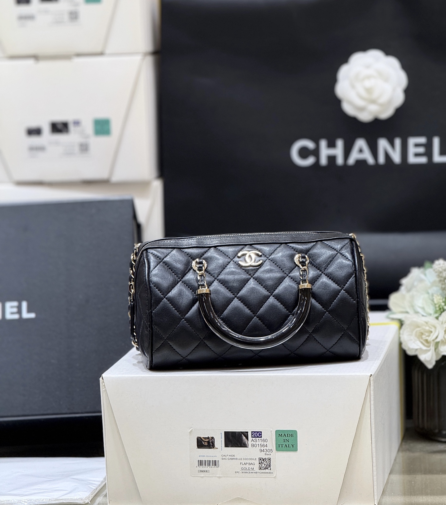 Chanel 25C Early Spring Collection mini Boston bag AP4411 00148