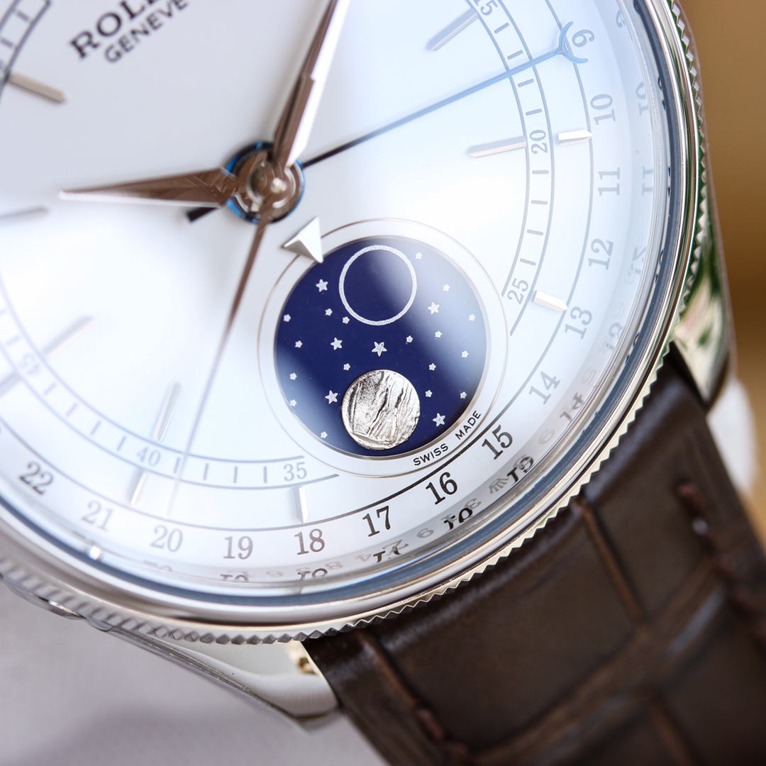 Rolex Cellini Series 50535 39mm Multi-Function True Moon Phase