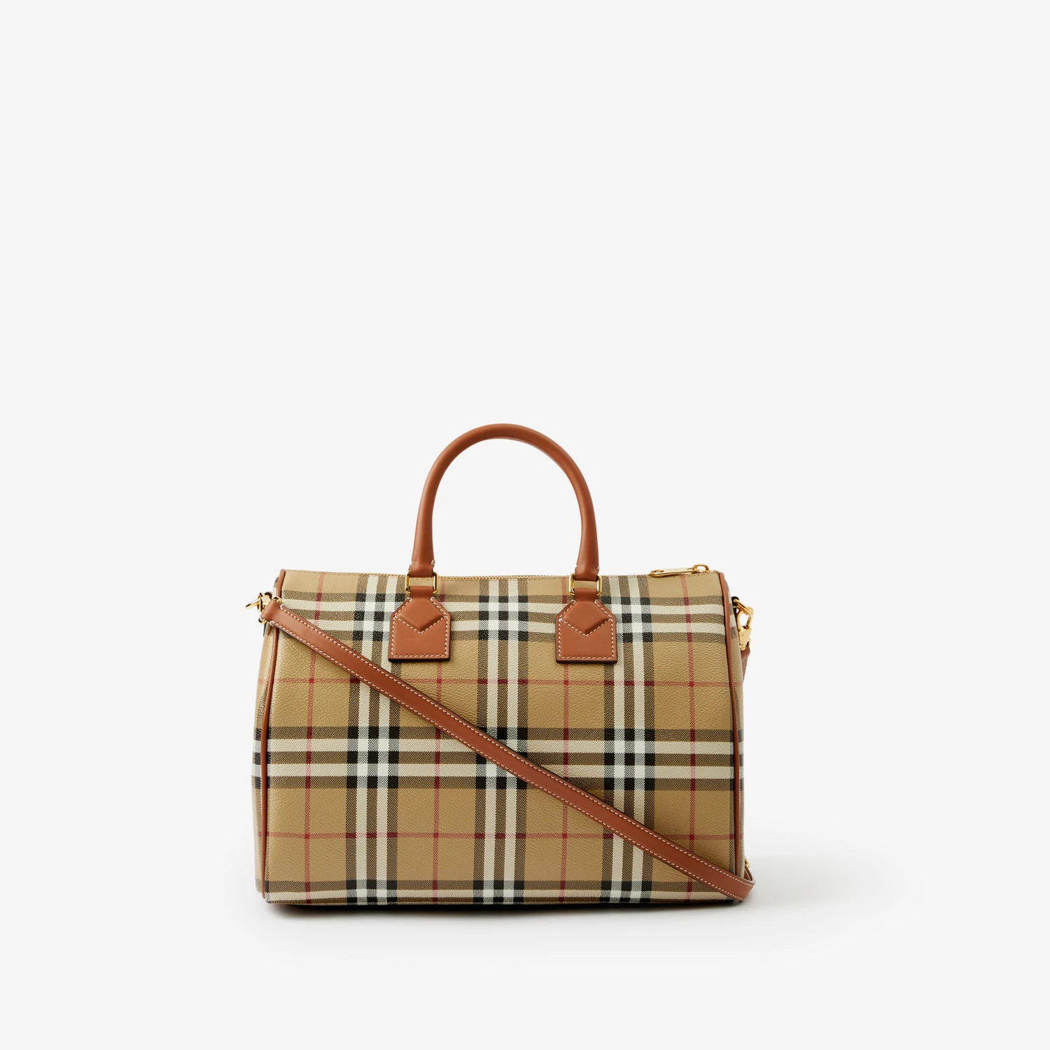 Burberry Medium Check Bowling Bag 80920851