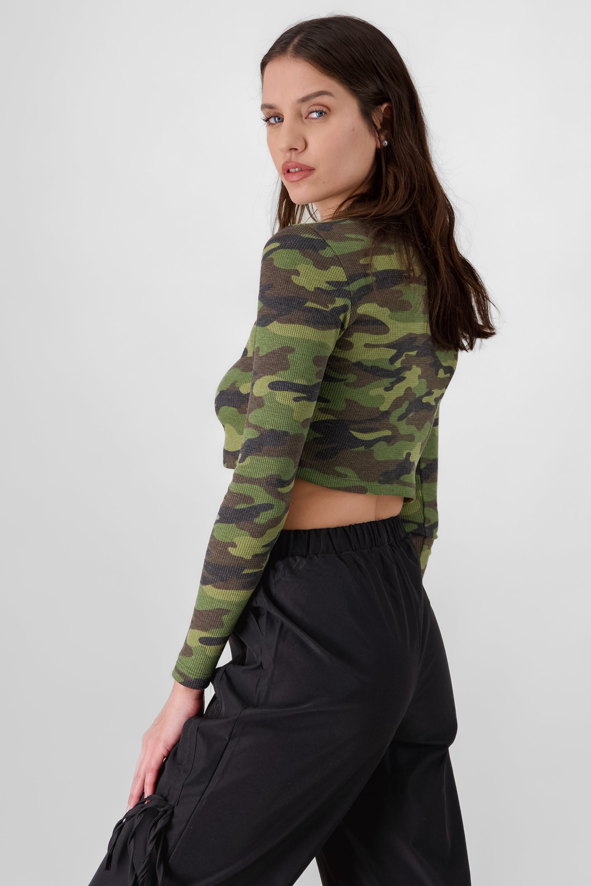 Long Sleeve Military Top