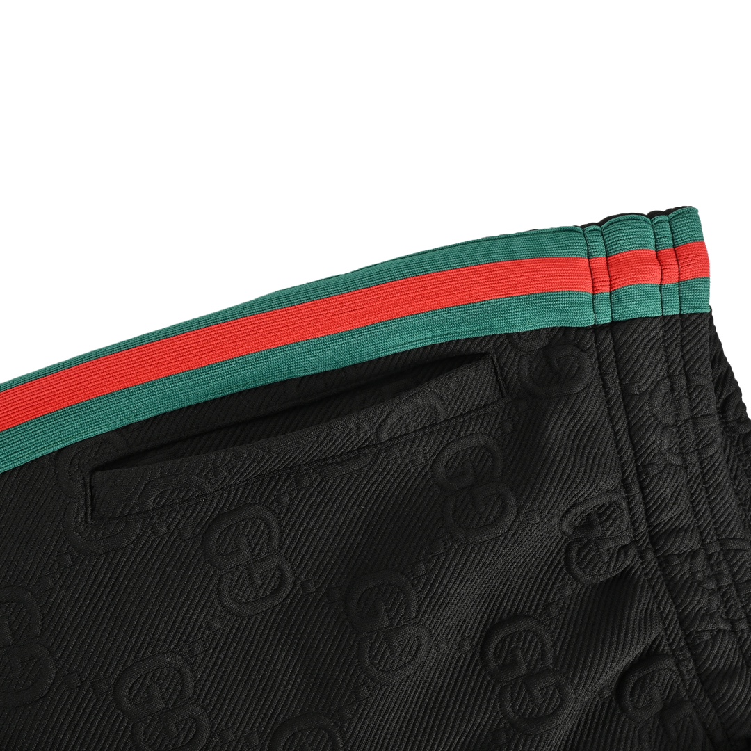 Gucci Double G jacquard webbing trousers