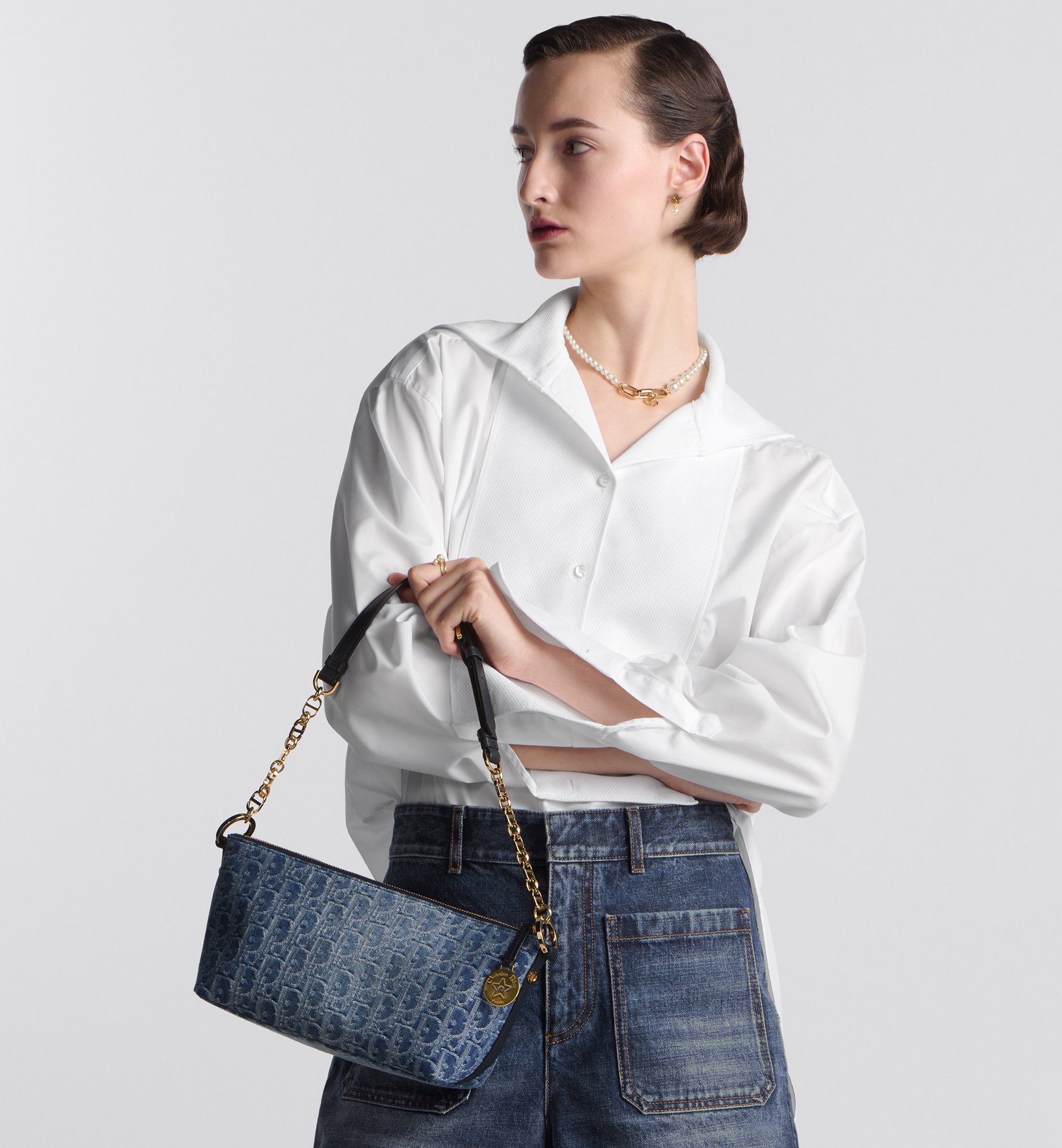 Dior Diorstar Hobo Chain Handbag S3202UDCE_M49E