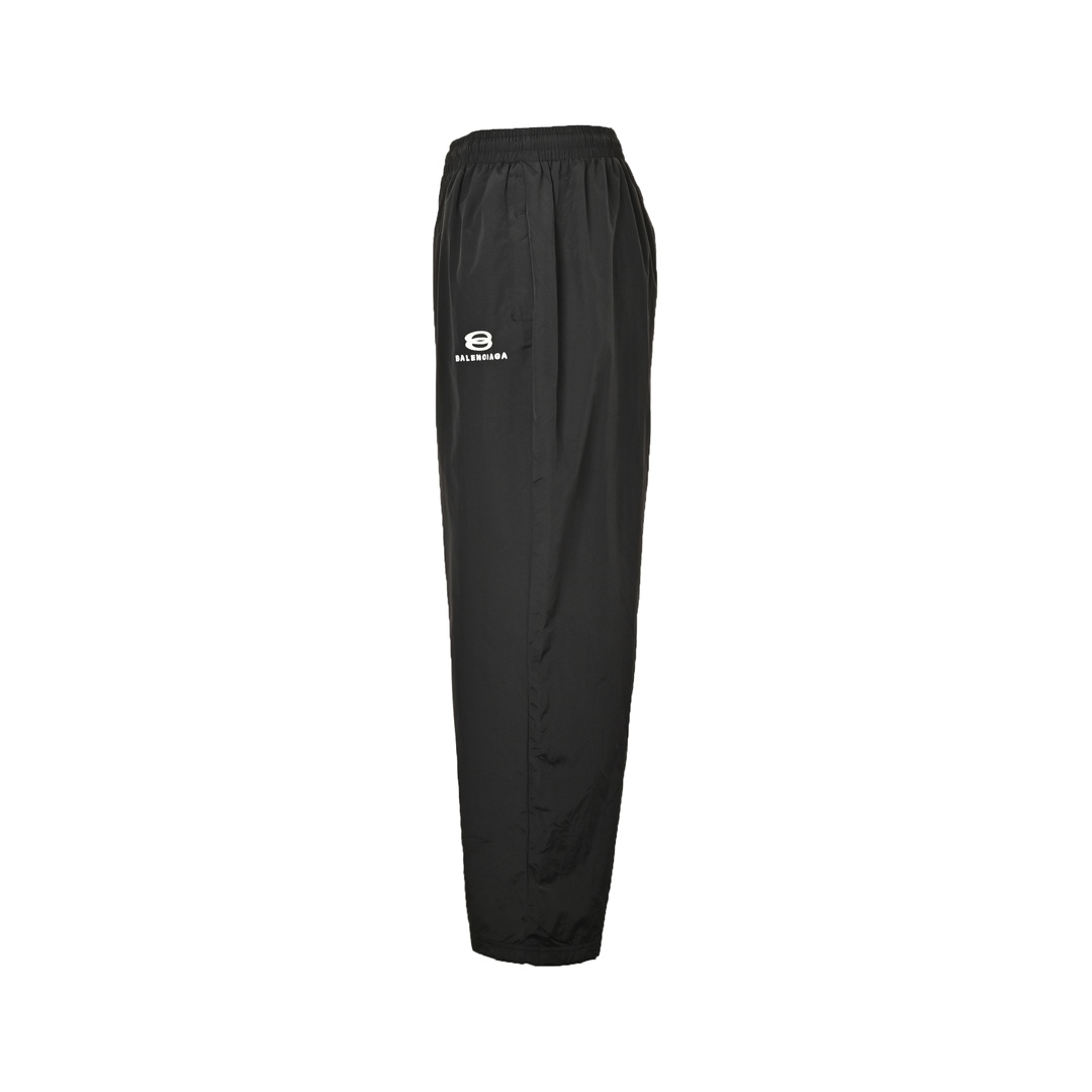 Balenciaga 24Fw double ring letter embroidered sports trousers