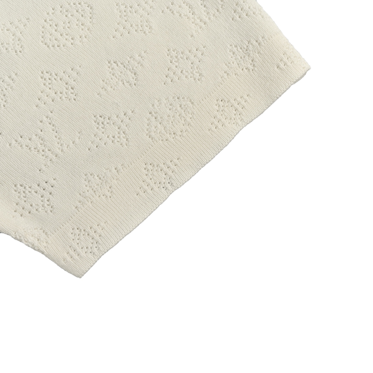 Louis Vuitton 24ss hollow monogram knitted short-sleeved cardigan