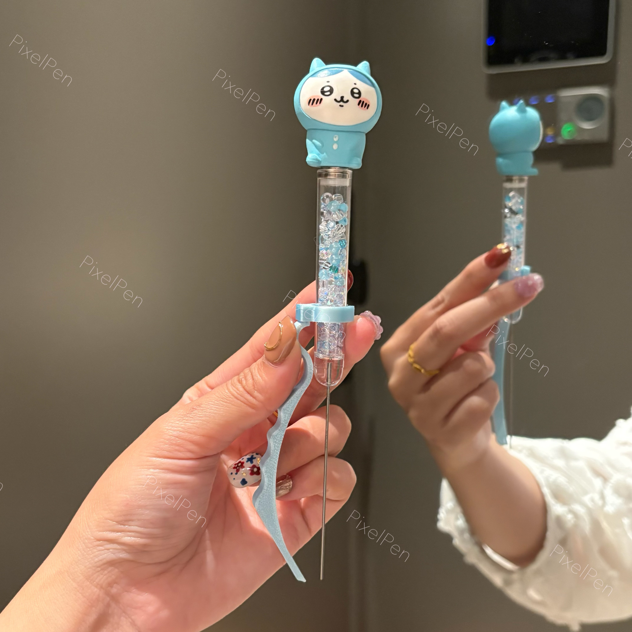 【5mm】PixelPen Magnetic Grip Piecing Bean Pen Tool 5mm for big beans | Chiikawa
