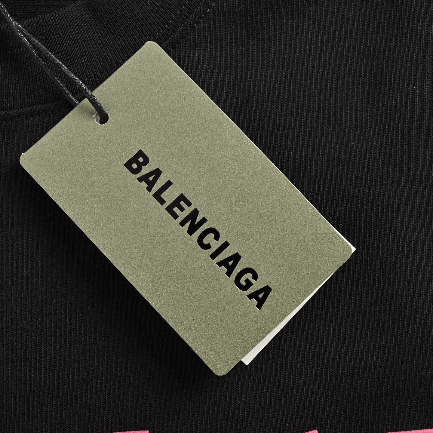 Balenciaga 25ss masking tape print short-sleeve shirt