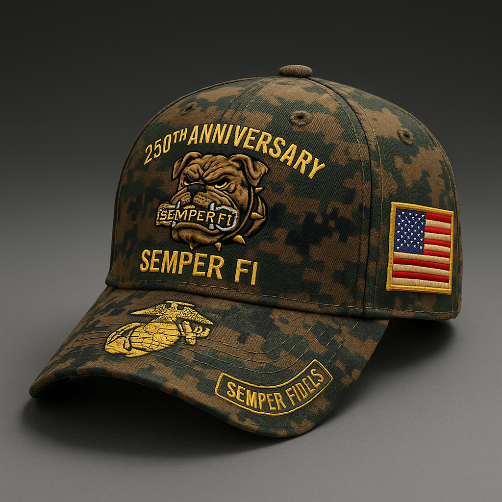 USMC 250th Anniversary Commemorative Cap