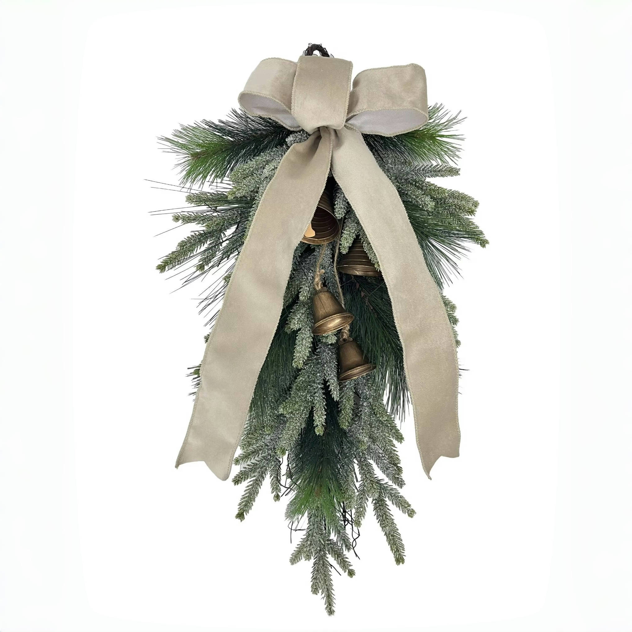 On Sale🎄Handmade Christmas Tear Drop Wreaths With Bells